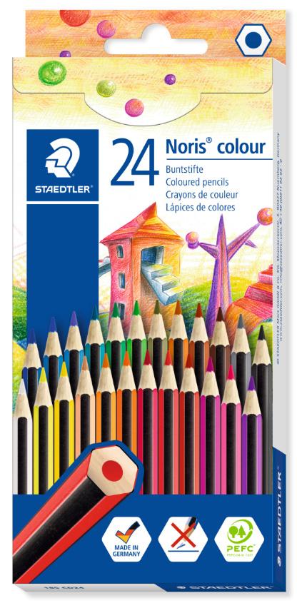 STAEDTLER Noris® colour  24 Farben im Kartonetui