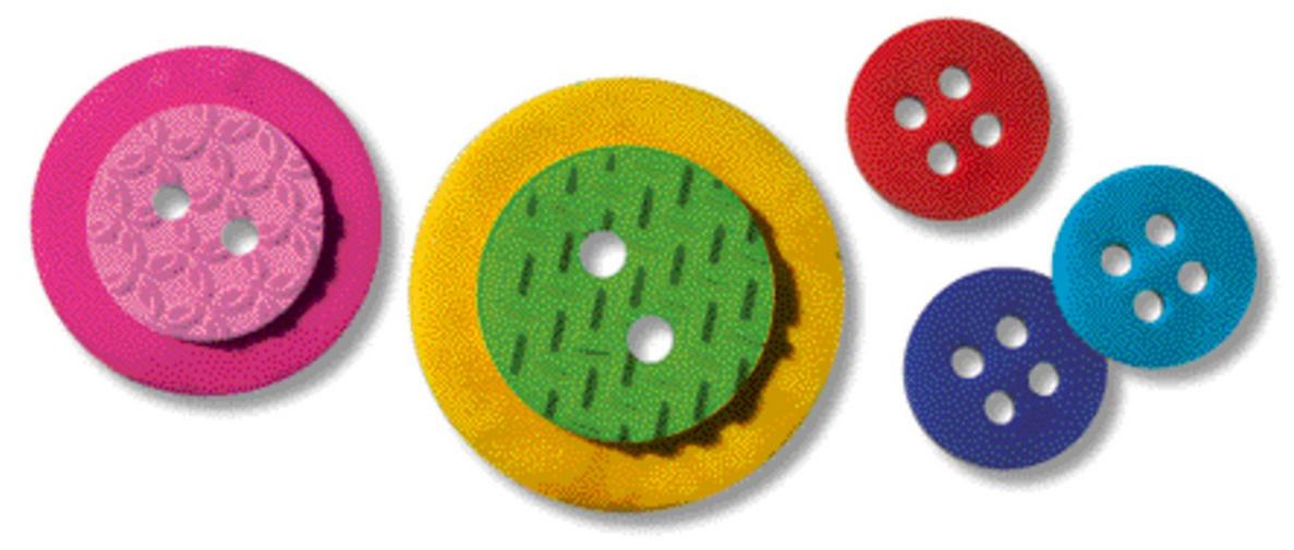 Produktbild STAEDTLER Bastelform, Bastelfigur Motiv-Form FIMO® Silicone Push Moulds"Buttons" 2 von 2