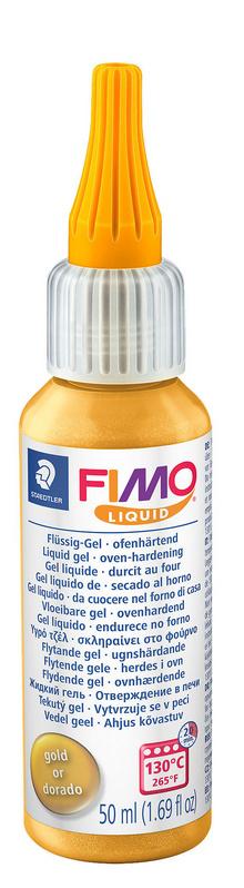 STAEDTLER Modellierbedarf FIMO® liquid 8050 Ofenhärtendes Deko-Gel Gold