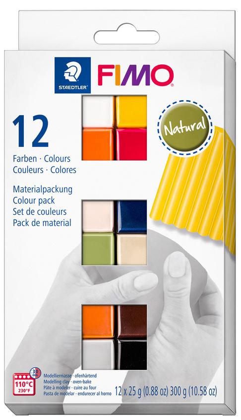 STAEDTLER Modelliermasse FIMO® soft Materialpackung"Natural Colours"