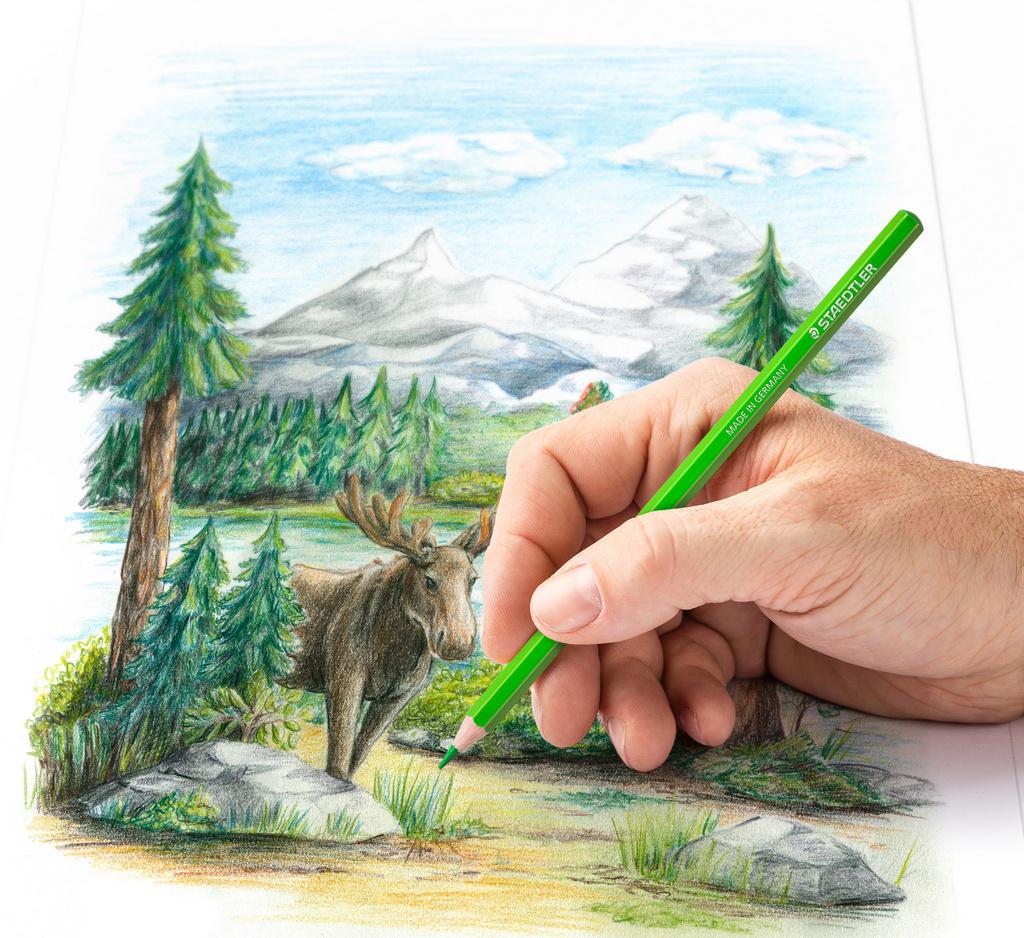 Produktbild STAEDTLER Buntstifte im Sechskantformat 24 Farben 3 von 3