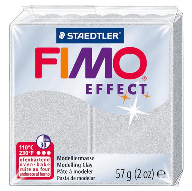 STAEDTLER FIMO - 8020-81 effect Ofenhärtende Modelliermasse Metallic silber
