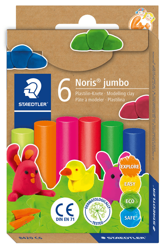 STAEDTLER Wachsknete Noris® jumbo 842 Plastilin Knete