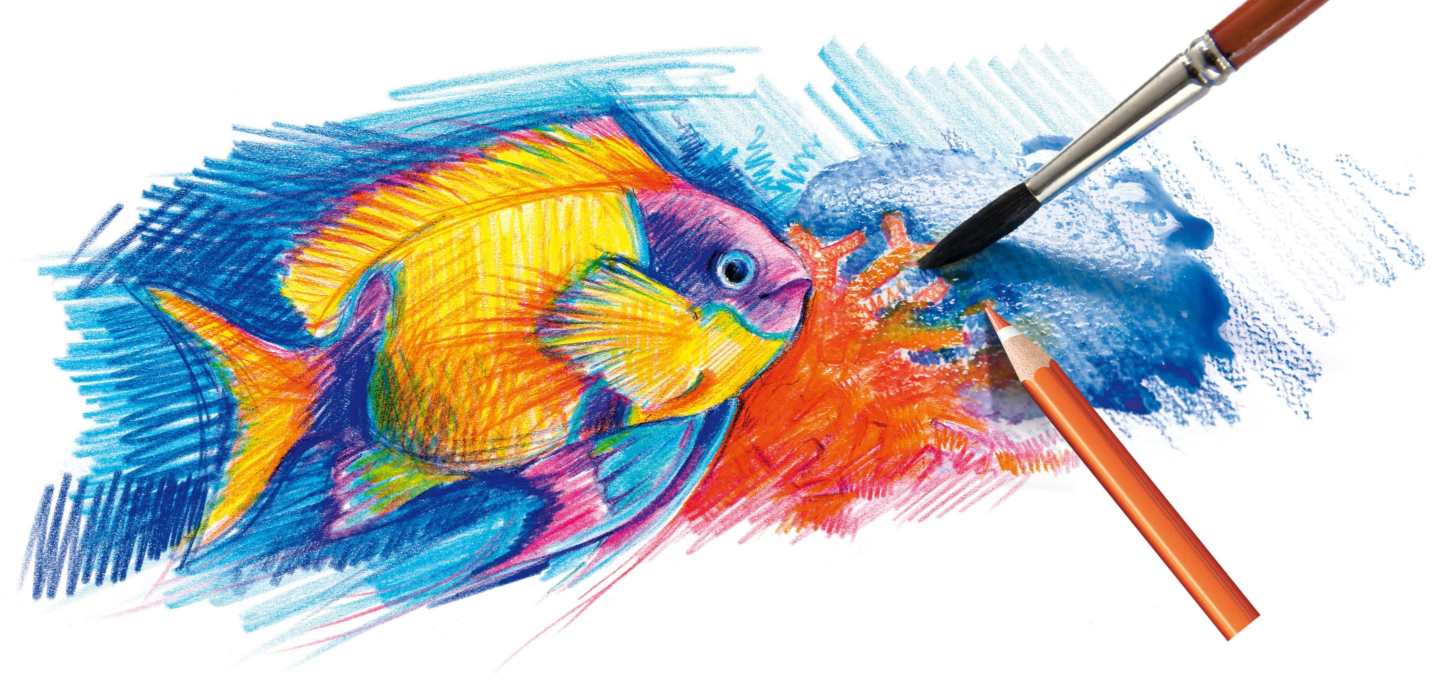 Produktbild STAEDTLER Aquarellfarbstifte Noris Club 12er-Etui + Pinsel 4 von 4