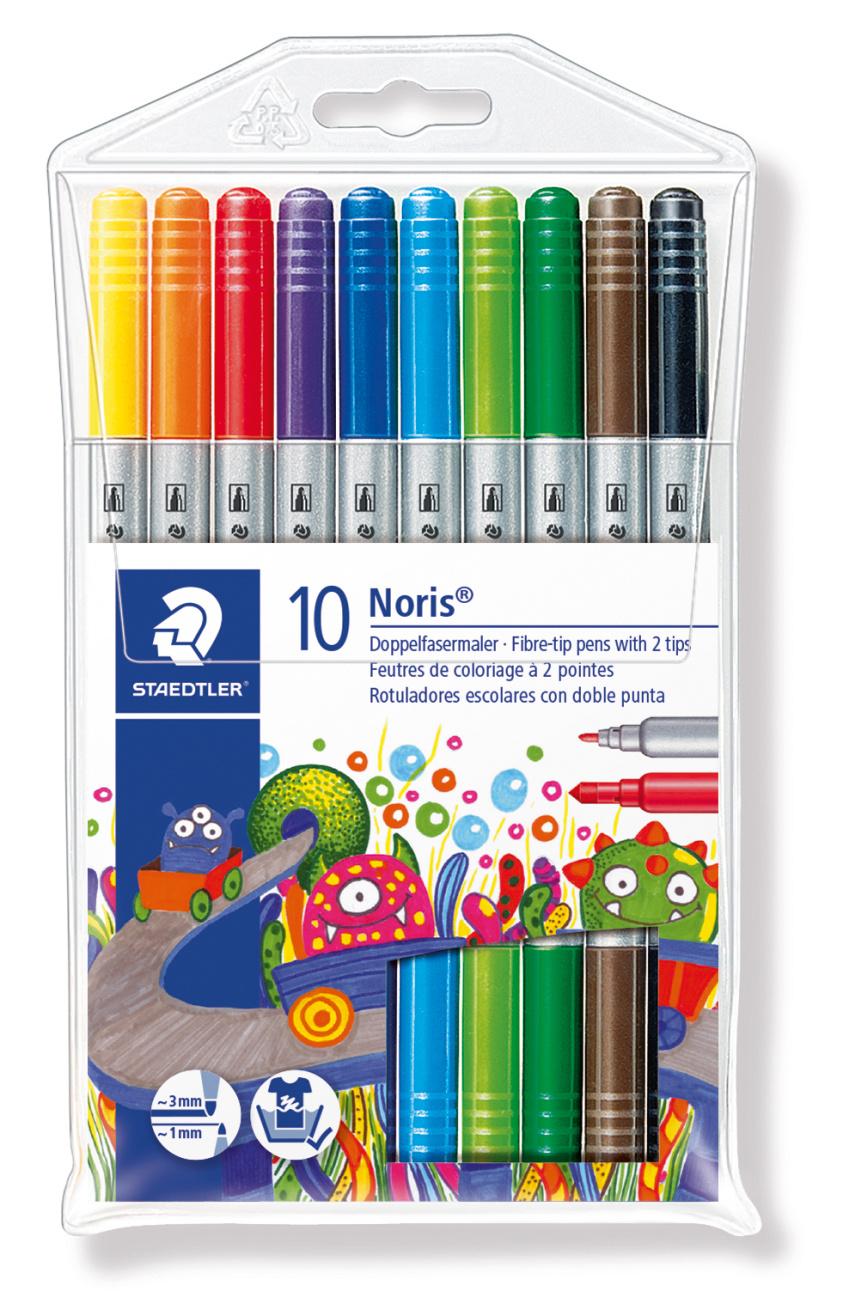 STAEDTLER Doppelfasermaler Noris Club 10er-Etui