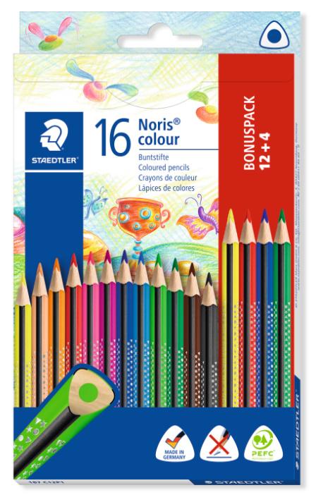 STAEDTLER Farbstifte Noris Club 127 12+4er-Bonuspack