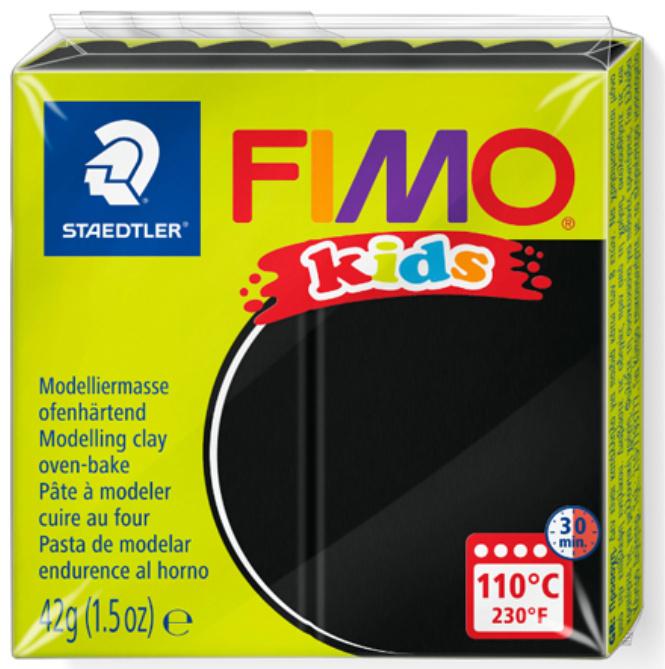 STAEDTLER Modelliermasse FIMO® Kids schwarz