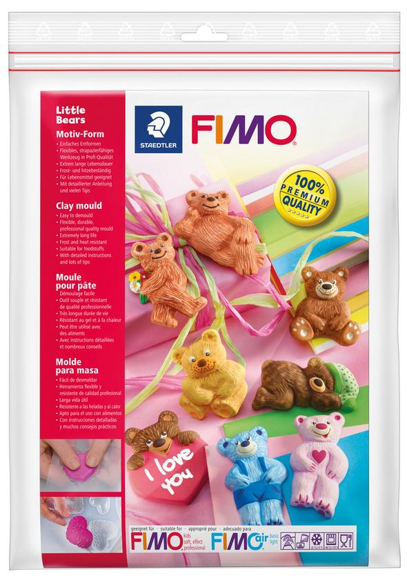 STAEDTLER Gießtechnik (Bastelbedarf) FIMO® Motiv-Form"Bärchen"
