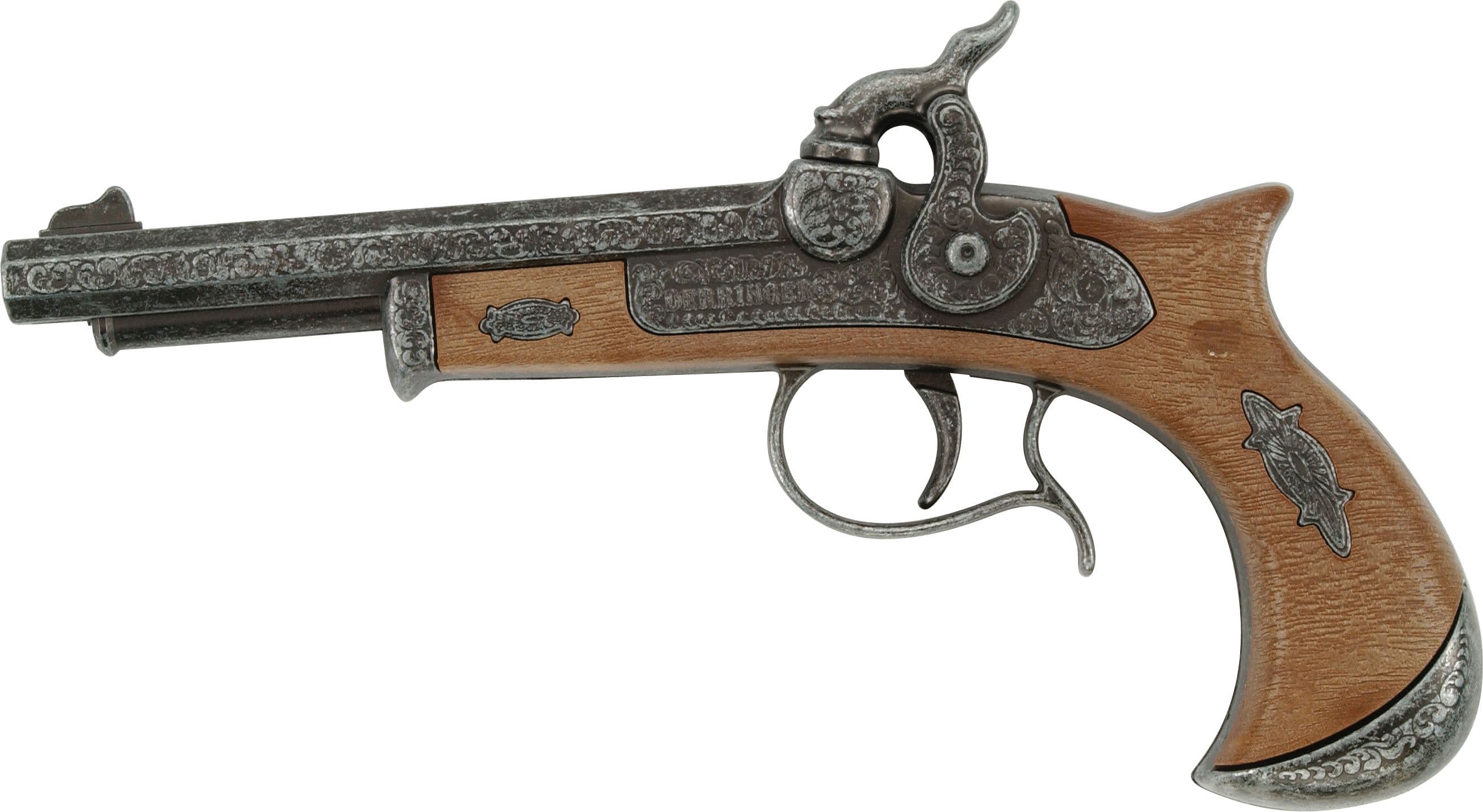 J.G. Schrödel - Derringer, Einzelschuss-Pistole. Knalllautstärke: 125 db