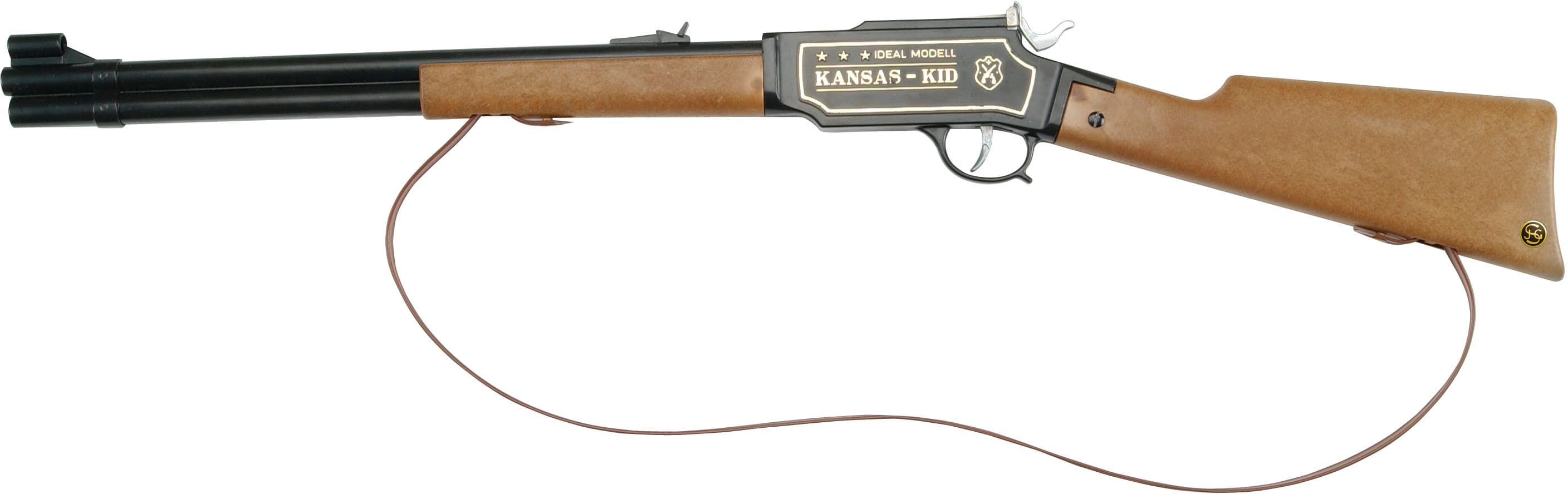 J.G. Schrödel - Kansas Kid, 100-Schuss Gewehr. Knalllautstärke: 125 db