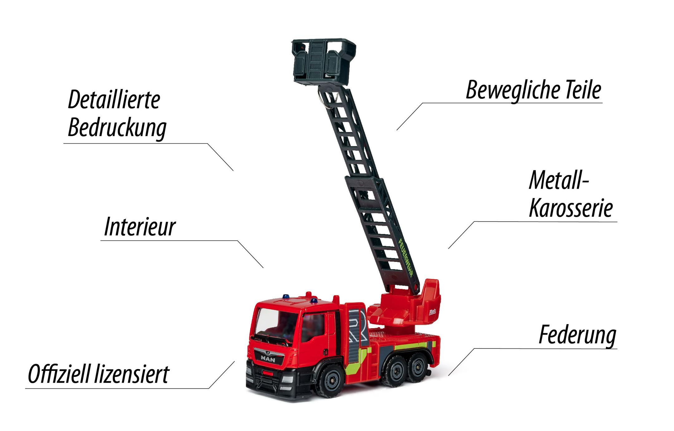 Produktbild Majorette - S.O.S. - MAN TGS Rosenbauer Feuerwehr 4 von 6