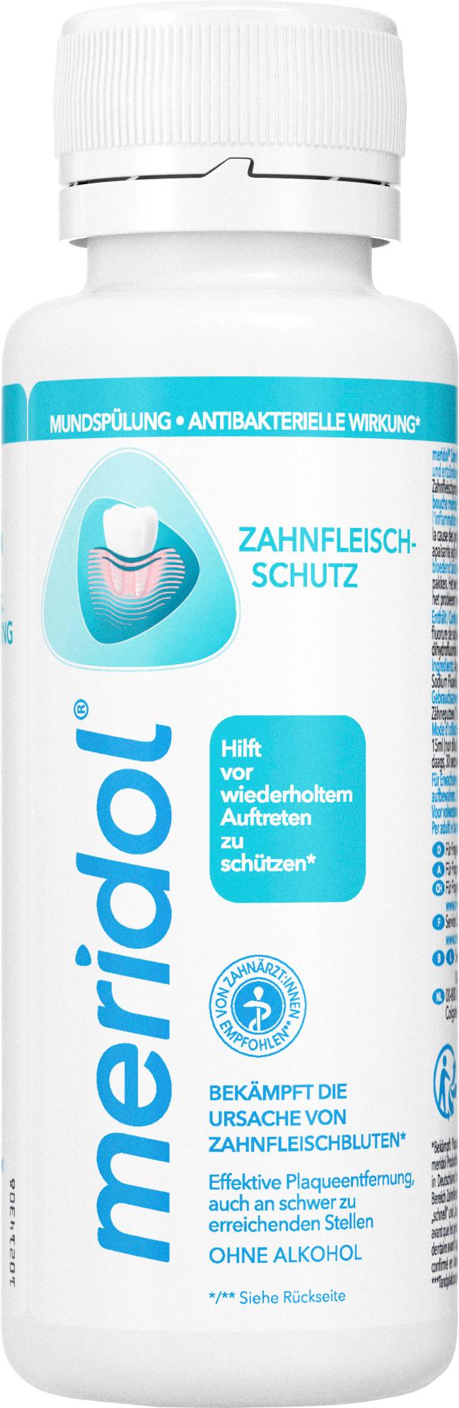 meridol Mundspülung gegen Zahnfleischentzündung, Mundgeruch&Parodontitis