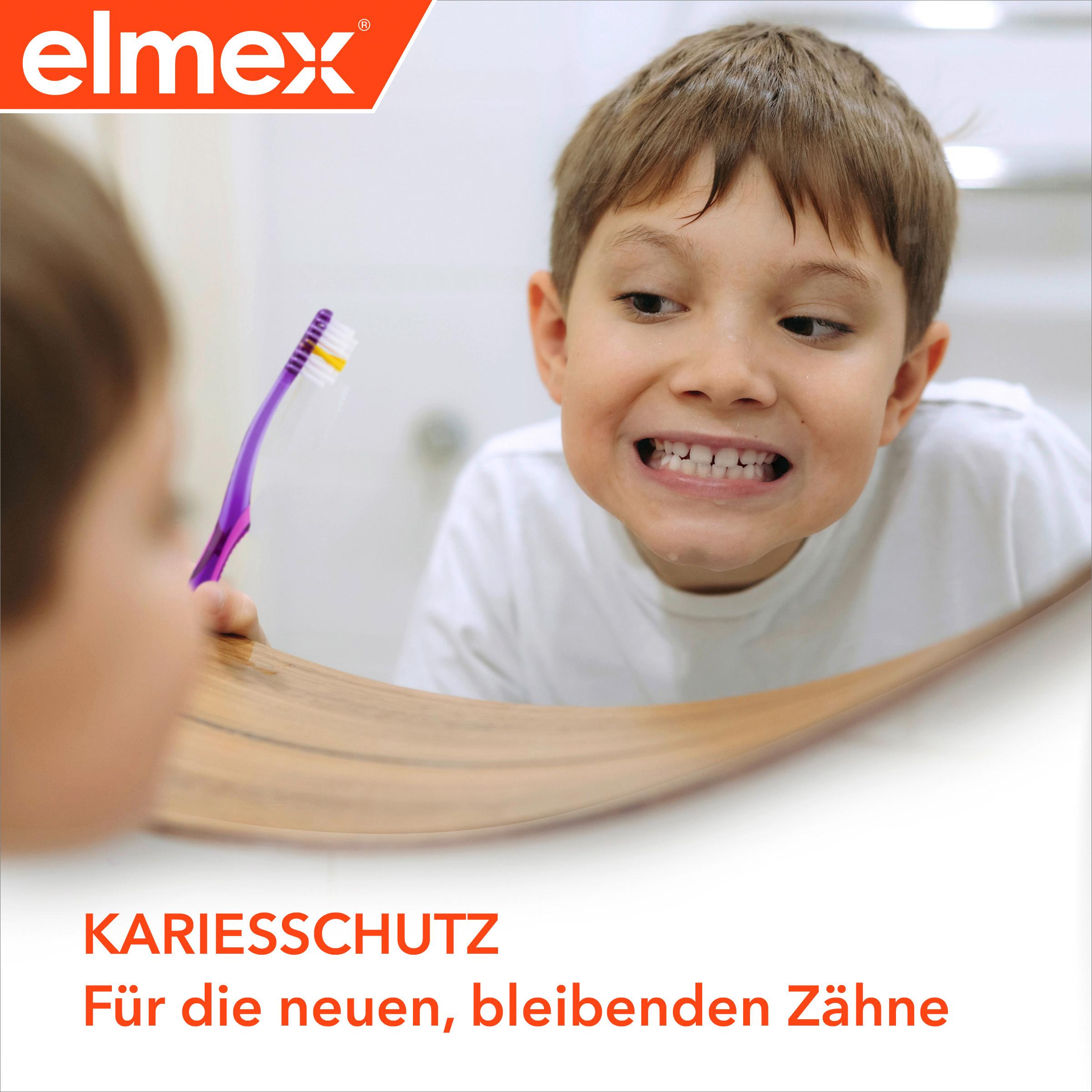 Produktbild elmex Zahnpasta Junior 6-12 Jahre – Hochwirksamer Kariesschutz – stärkt die neuen, bleibenden Zähne 7 von 9