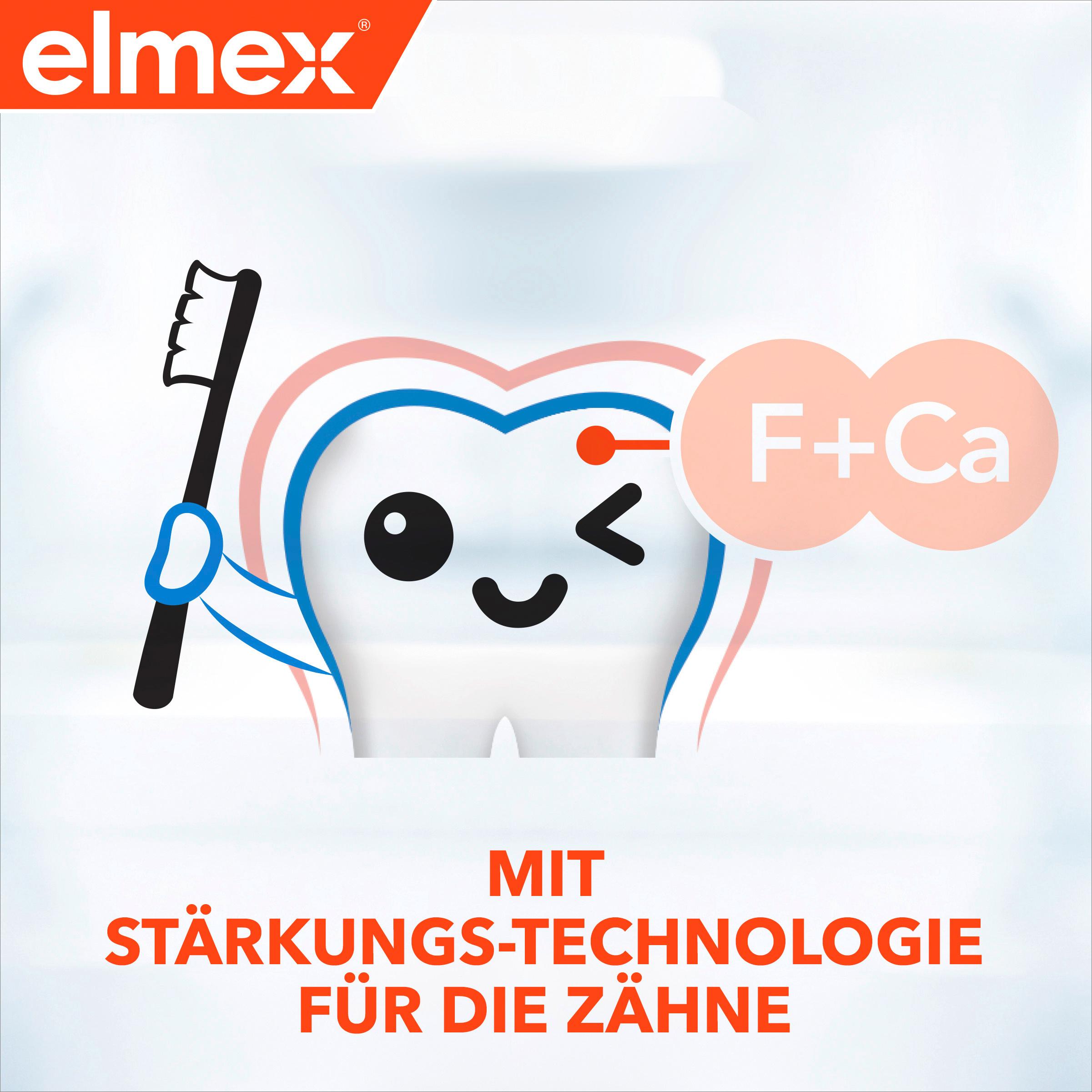 Produktbild elmex Zahnpasta Junior 6-12 Jahre – Hochwirksamer Kariesschutz – stärkt die neuen, bleibenden Zähne 8 von 9