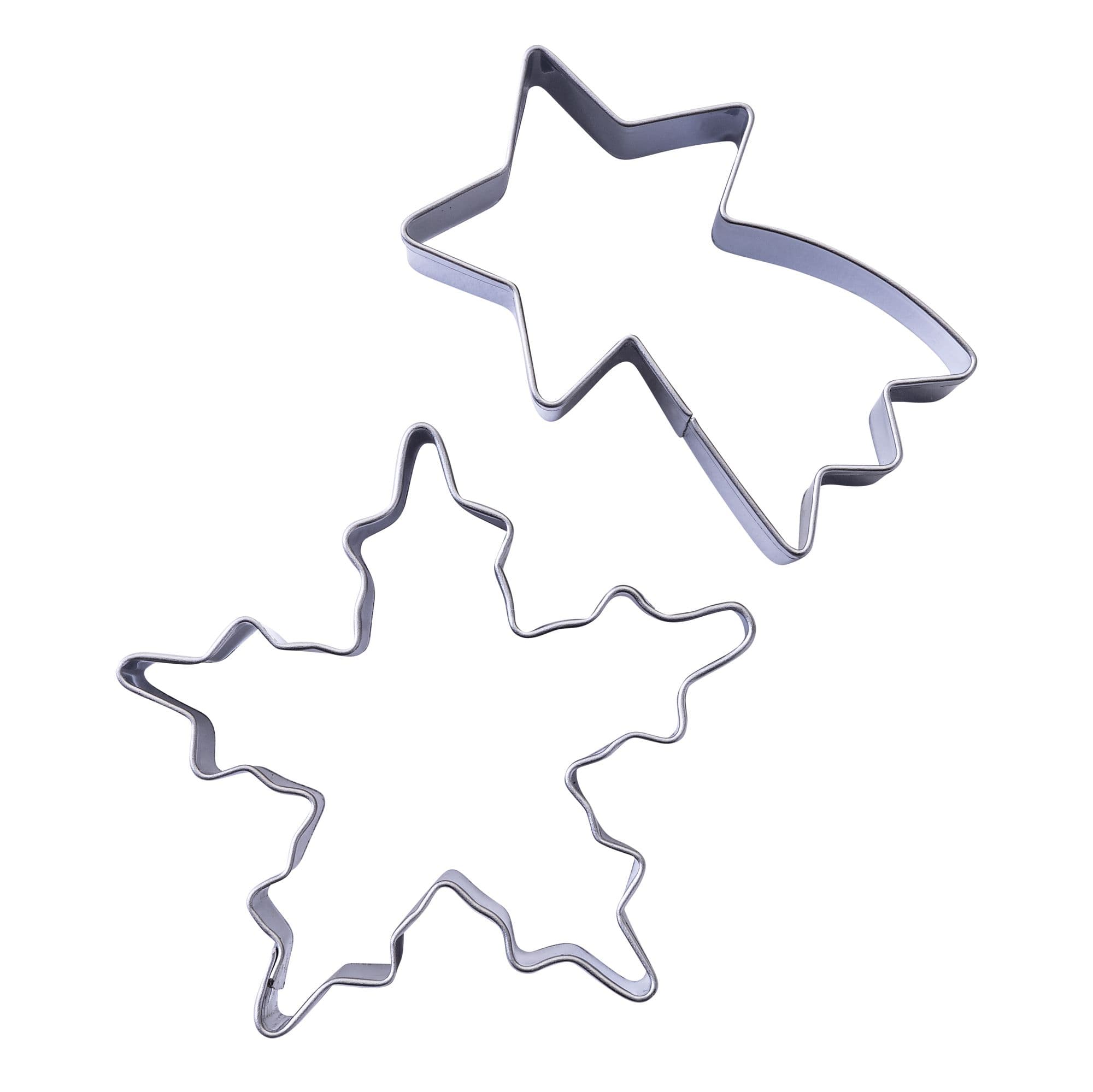 zenker Ausstecher Set Sternschnuppe & Schneeflocke 2tlg