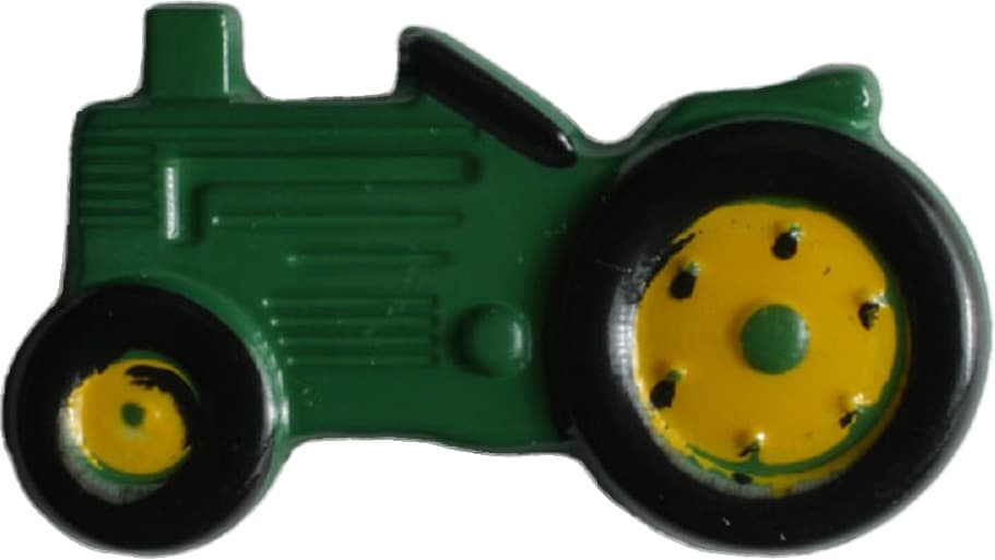 Dill Traktorknopf mit Öse Ø 25mm 2er Pack