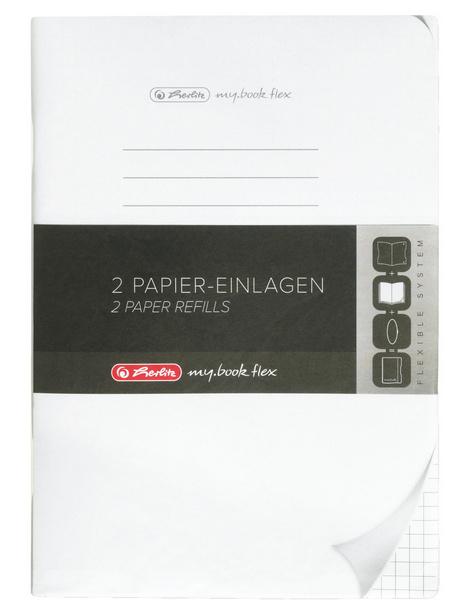 herlitz my.book flex Notizheft Refill A5 2x40Blatt kariert