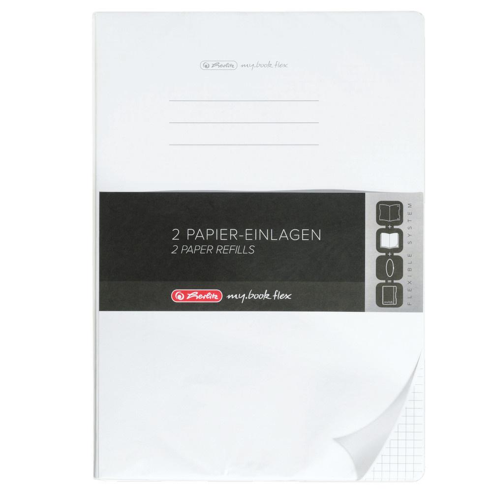 herlitz my.book flex Notizheft Refill A5 2x40Blatt punktkariert