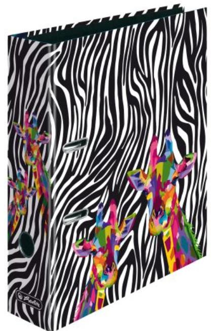 herlitz Ordner maX.file A4 8cm Wild Neon