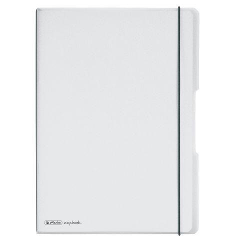 herlitz my.book flex Notizheft PP A4 transparent liniert/kariert