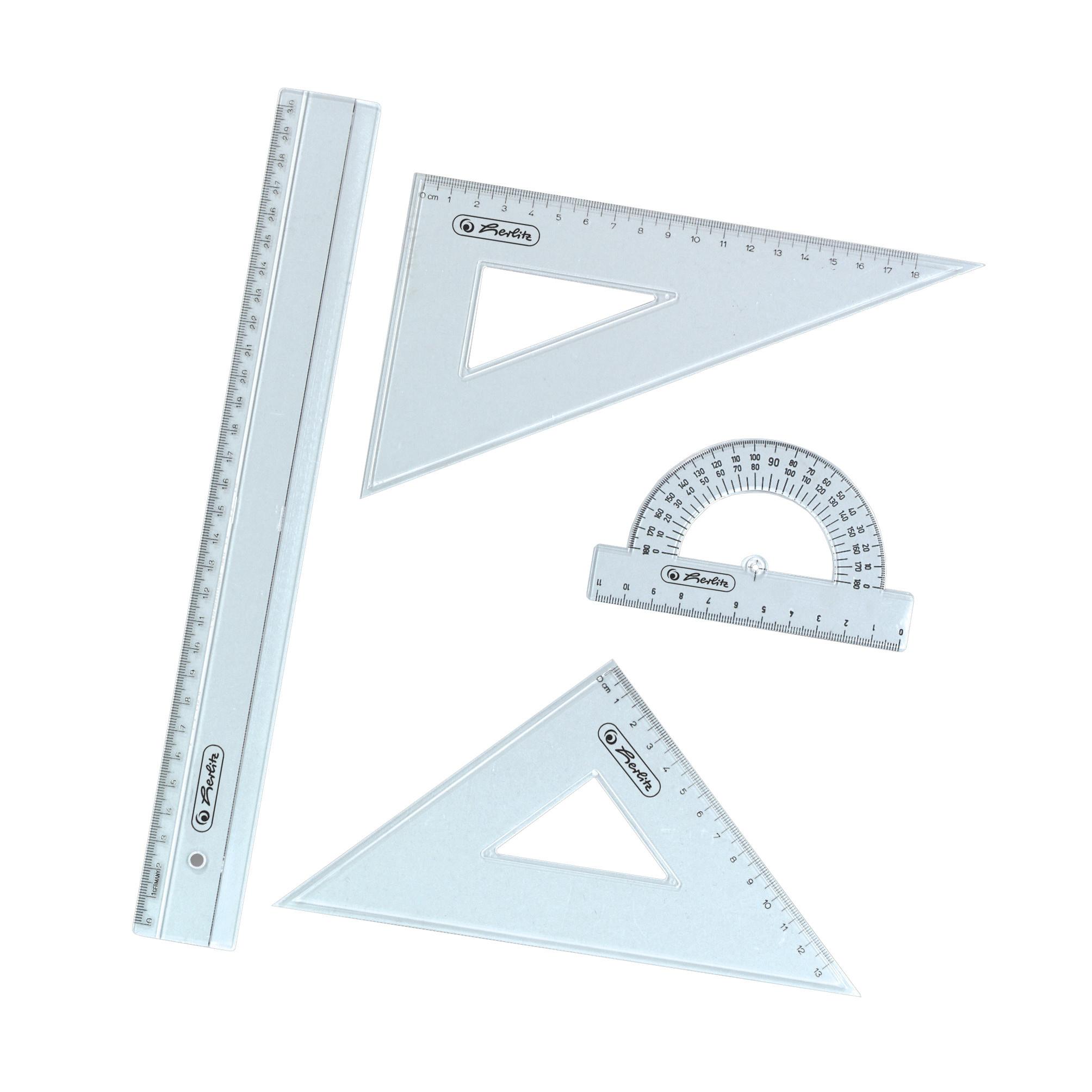 Produktbild herlitz Geometrieset My Pen 4-tlg. farblich sortiert 2 von 2
