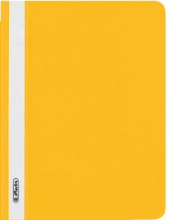herlitz Schnellhefter A5 PP gelb PP