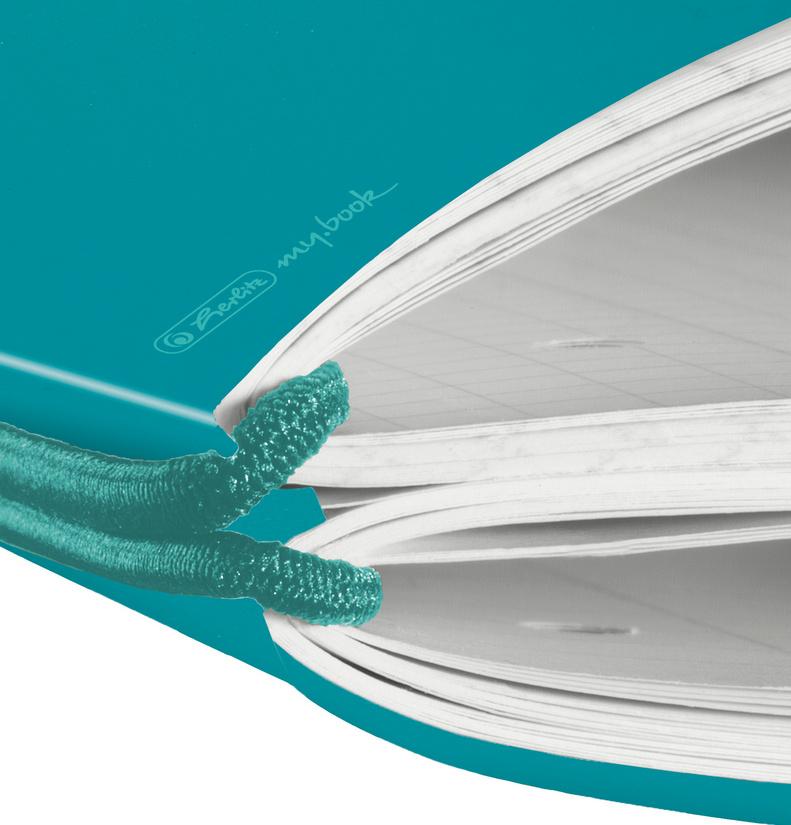 Produktbild herlitz my.book flex Notizheft PP A4 2x40Blatt liniert/kariert türkis 2 von 2