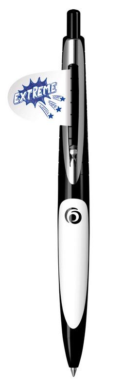 herlitz my.pen Kugelschreiber-Gelschreiber  schwarz/weiss