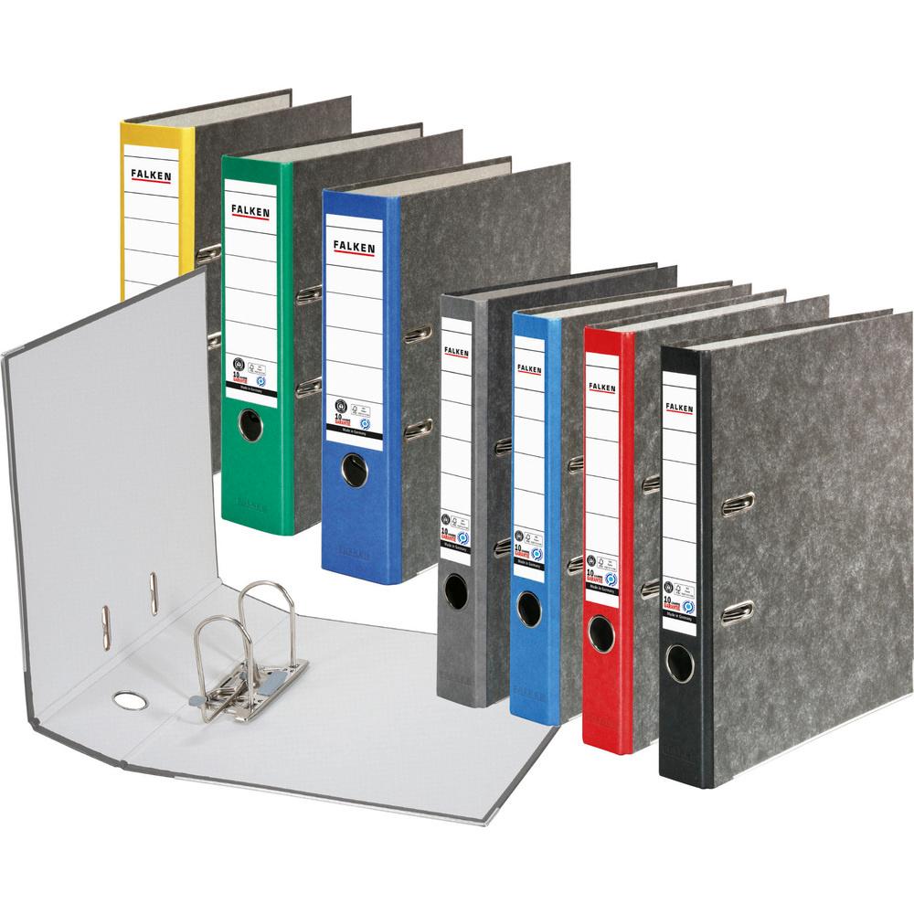 Produktbild FALKEN Ordner Pappe A4 5cm gelb 2 von 2
