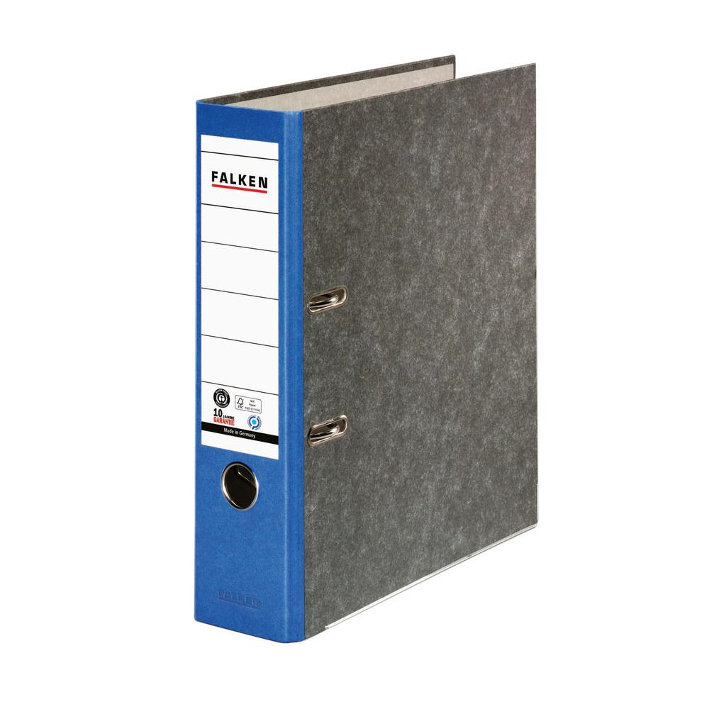 FALKEN Ordner Pappe A4 8cm blau