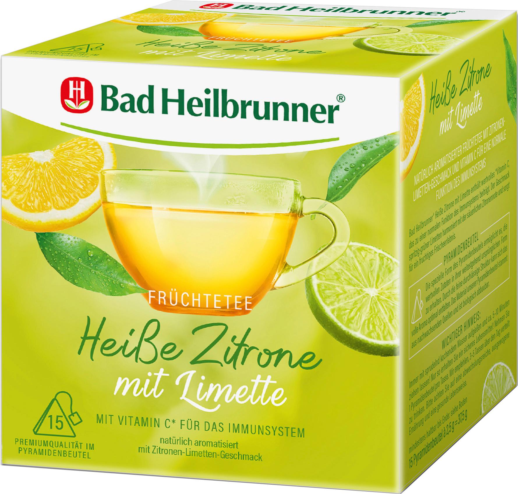 Bad Heilbrunner Heiße Zitrone mit Limette