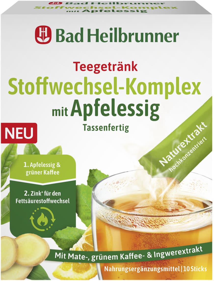 Bad Heilbrunner Teegetränk Stoffwechsel-Komplex mit Apfelessig