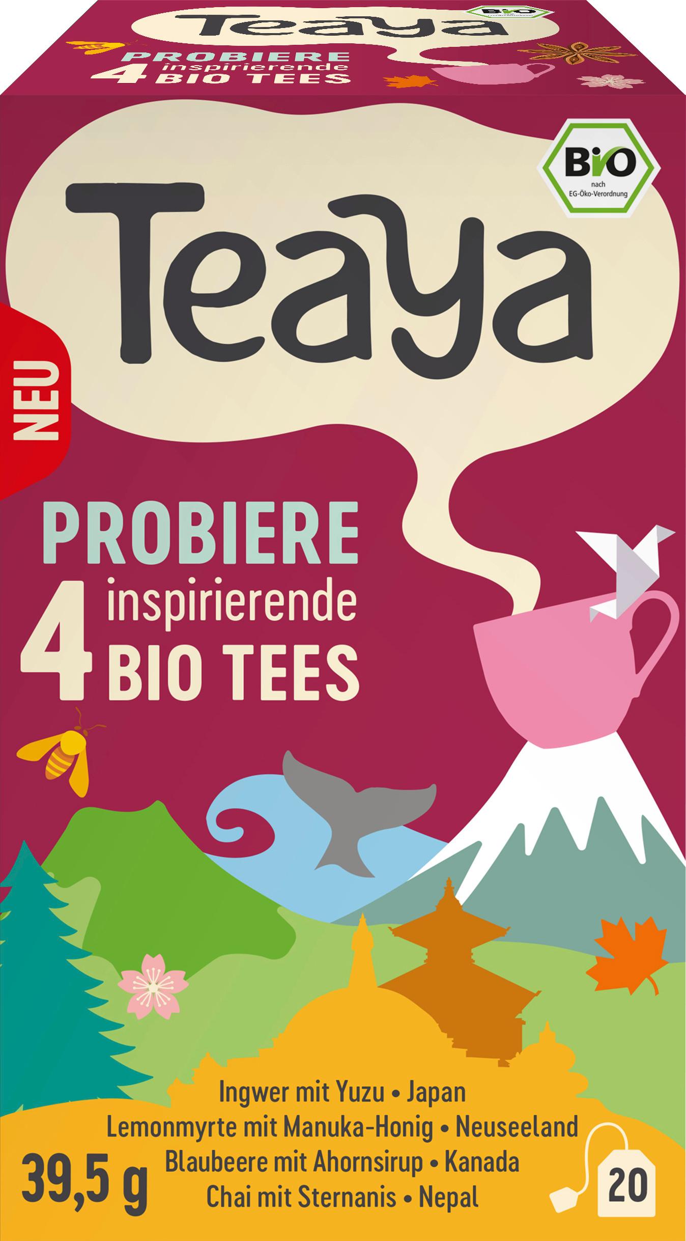 Teaya Bio Tees Probierpackung