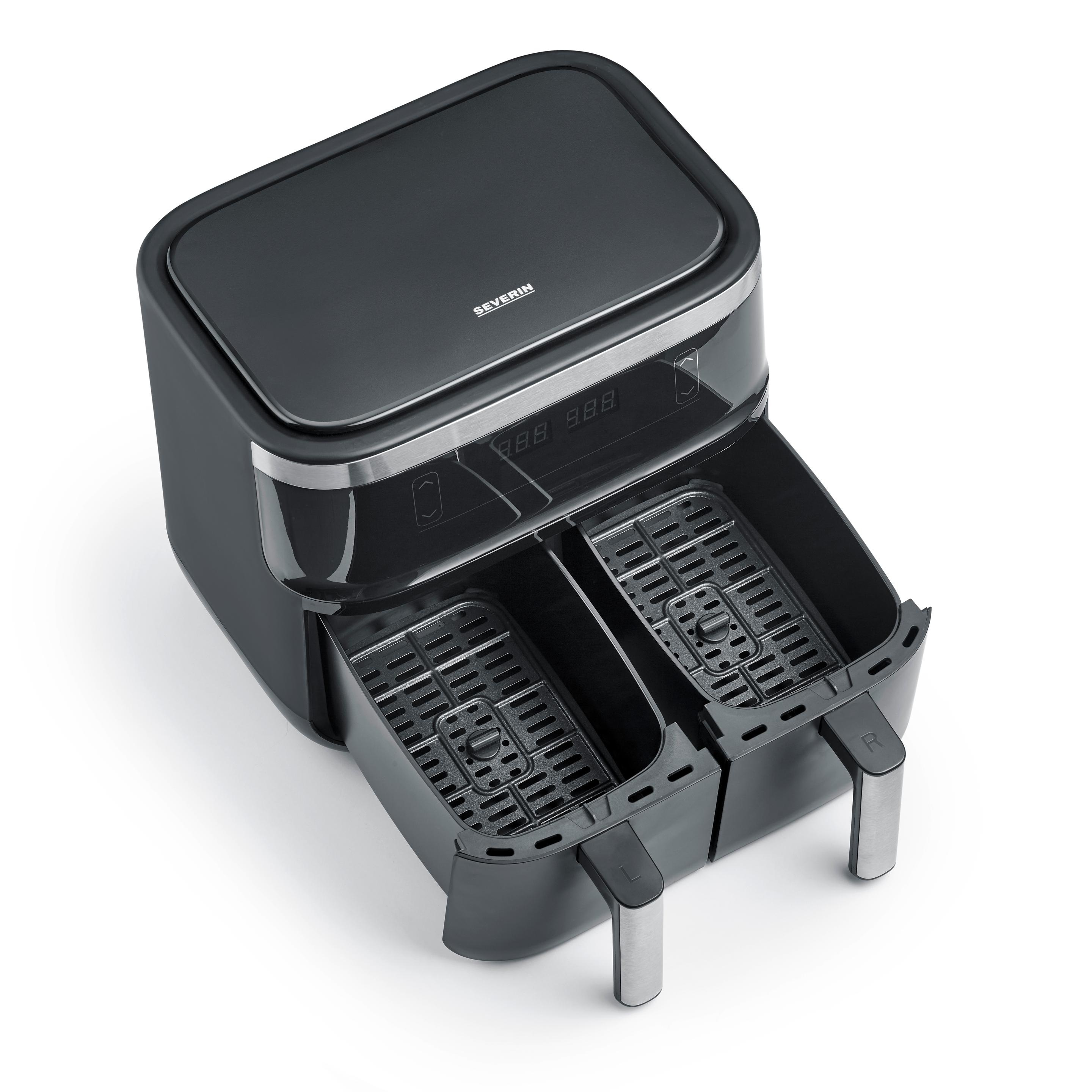 Produktbild SEVERIN Doppel-Heißluftfritteuse 2x3,8l 3 von 9