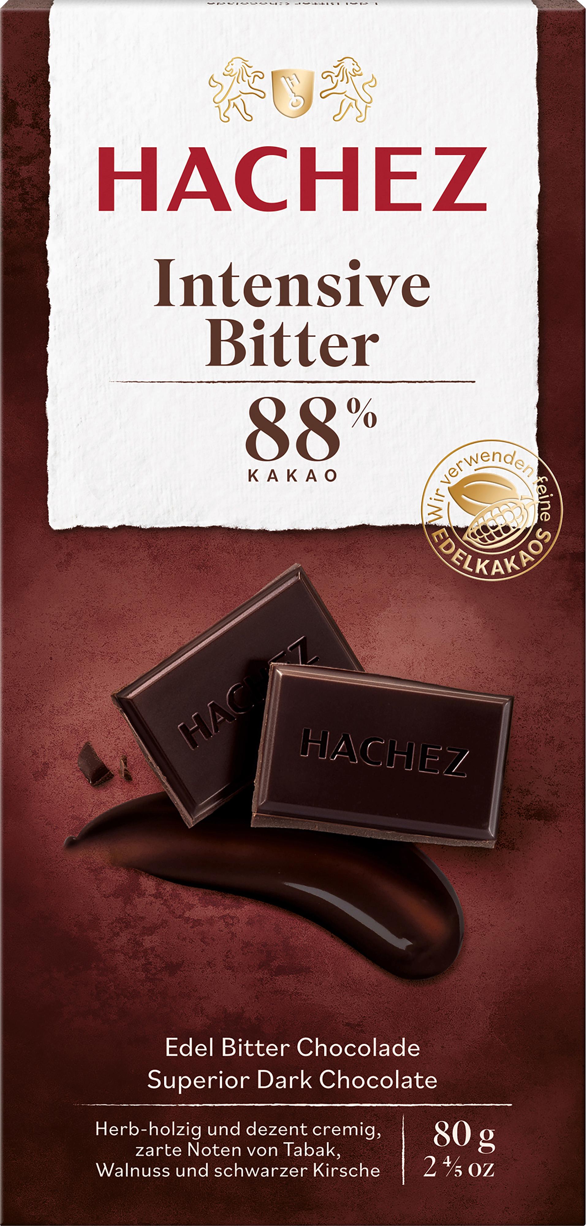 Hachez Tafel Intensive Bitter 88% Kakaoanteil