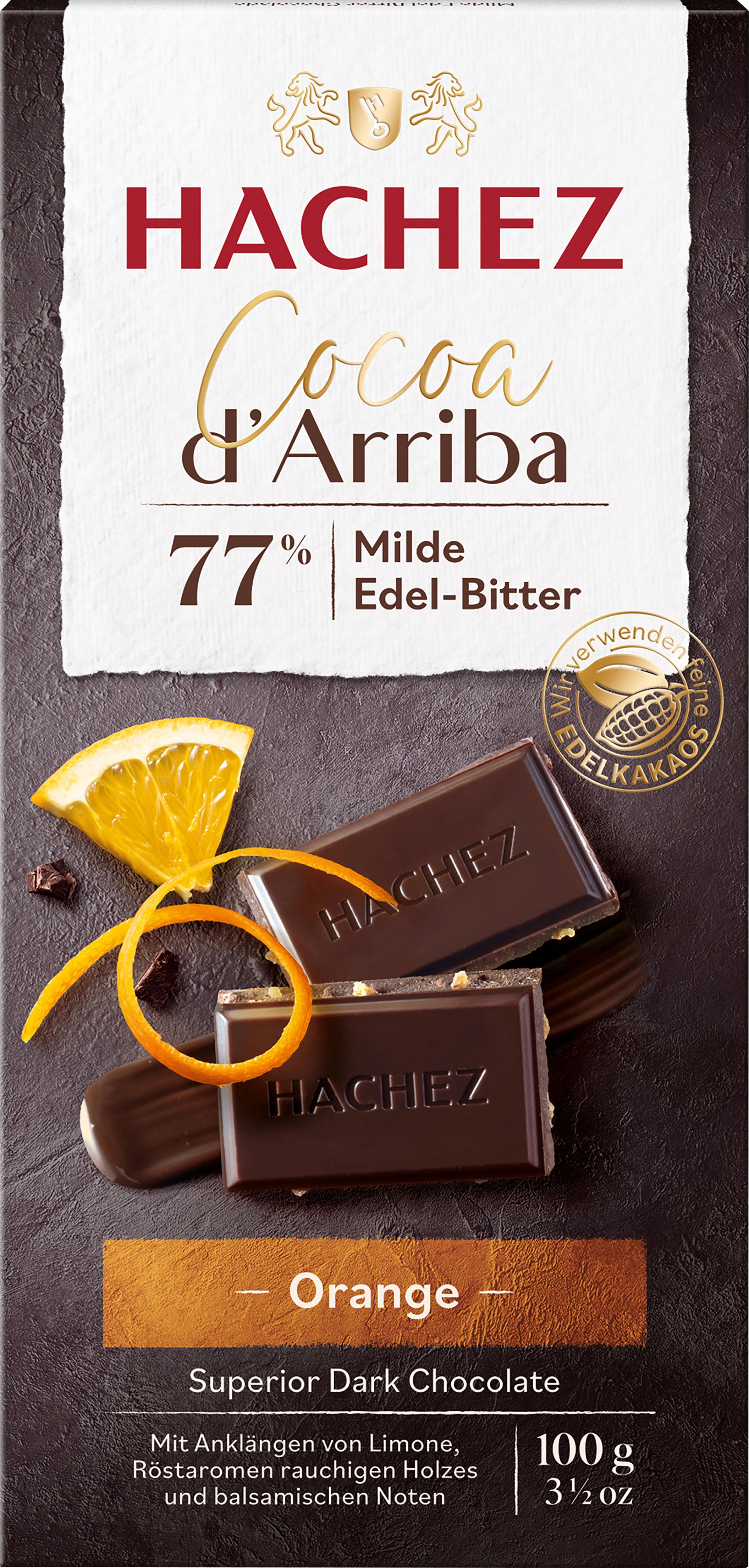 Hachez Cocoa d´Arriba Tafel Orange