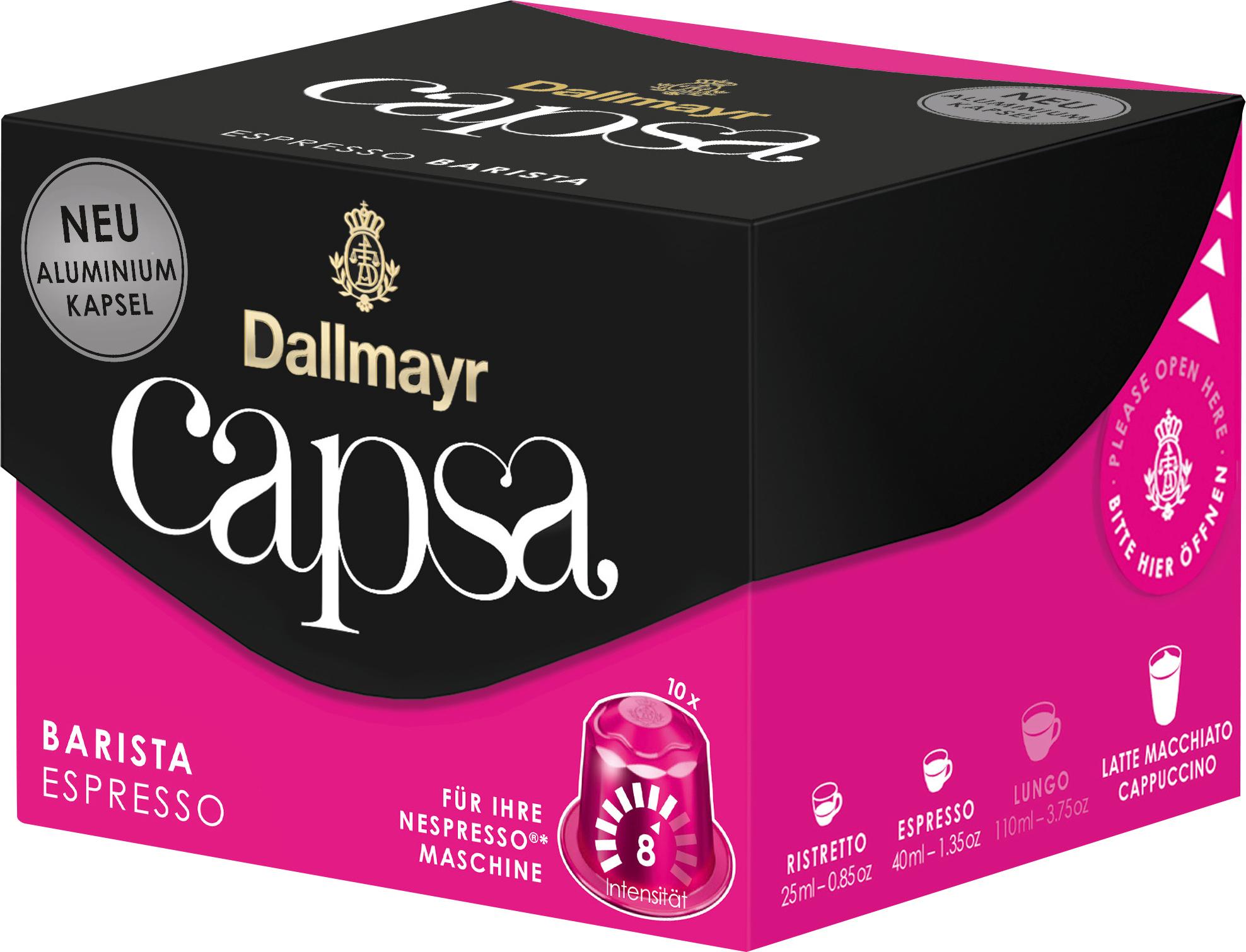 Produktbild Dallmayr Capsa Kaffeekapseln Espresso Barista 2 von 5