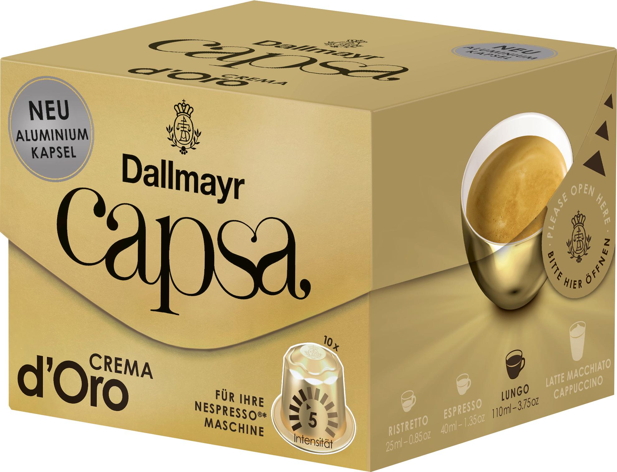 Produktbild Dallmayr Capsa Kaffekapseln Crema d'Oro 5 von 5