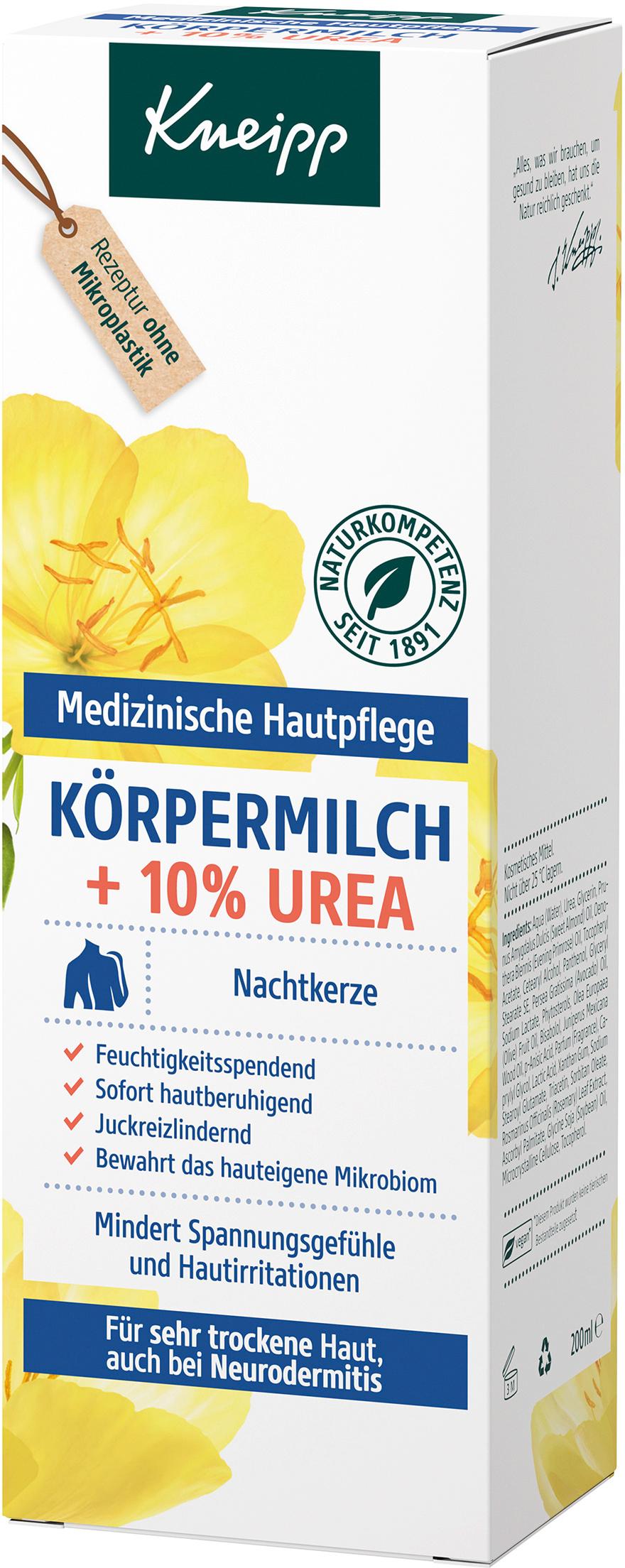 Produktbild Kneipp Medizinische Hautpflege Körpermilch + 10% UREA Nachtkerze 2 von 5