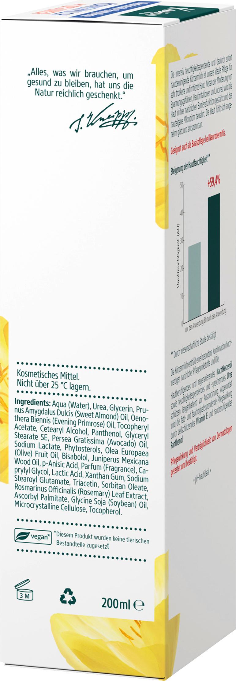 Produktbild Kneipp Medizinische Hautpflege Körpermilch + 10% UREA Nachtkerze 5 von 5