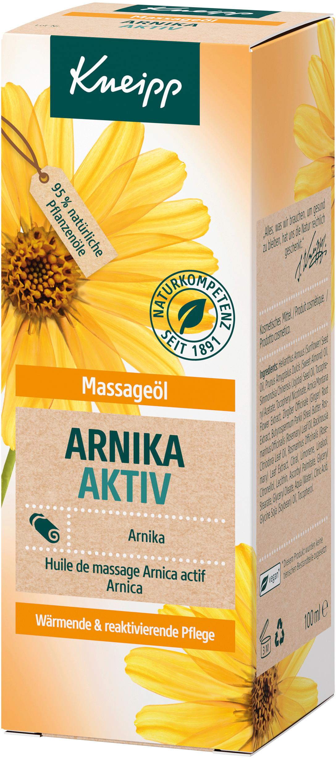 Produktbild Kneipp Massageöl Arnika Aktiv 2 von 6