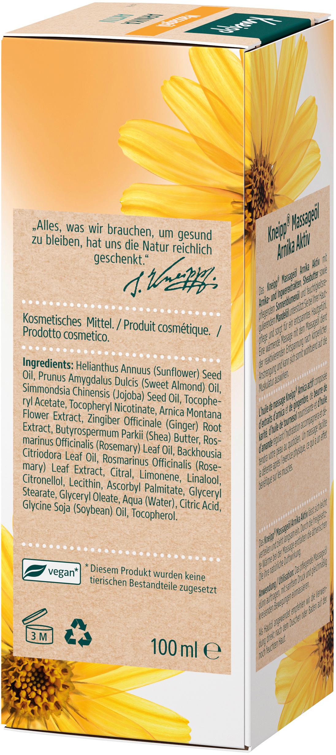 Produktbild Kneipp Massageöl Arnika Aktiv 5 von 6