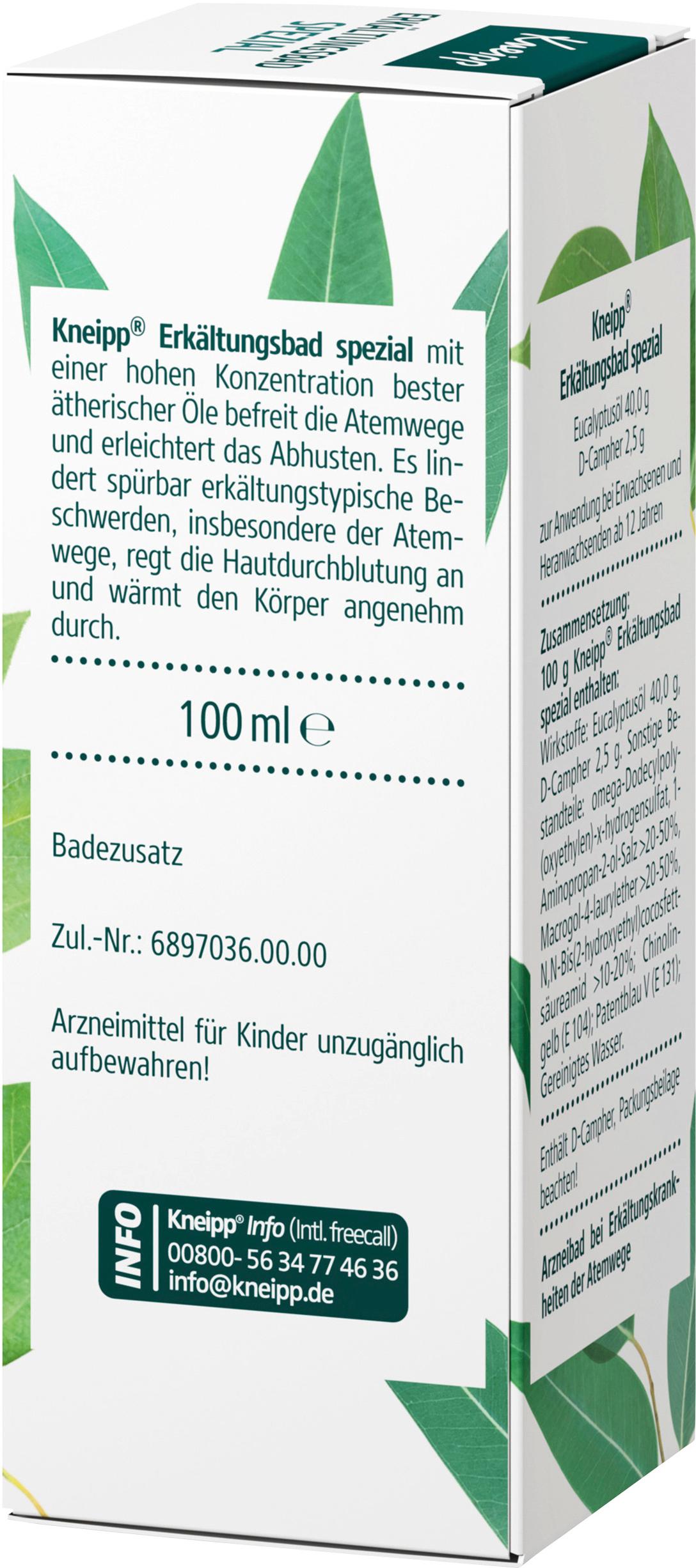 Produktbild Kneipp ERKÄLTUNGSBAD SPEZIAL 100 mlArzneibad 5 von 6