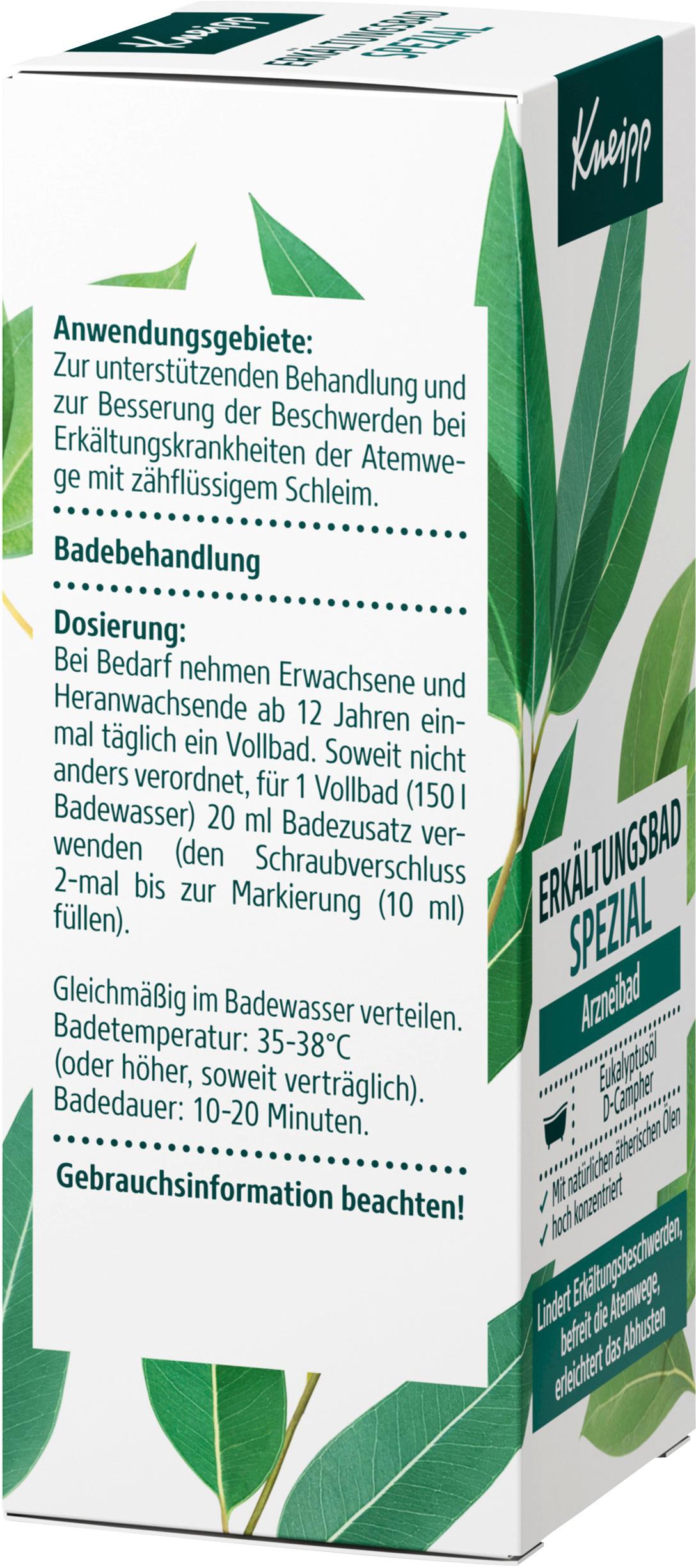 Produktbild Kneipp ERKÄLTUNGSBAD SPEZIAL 100 mlArzneibad 4 von 6