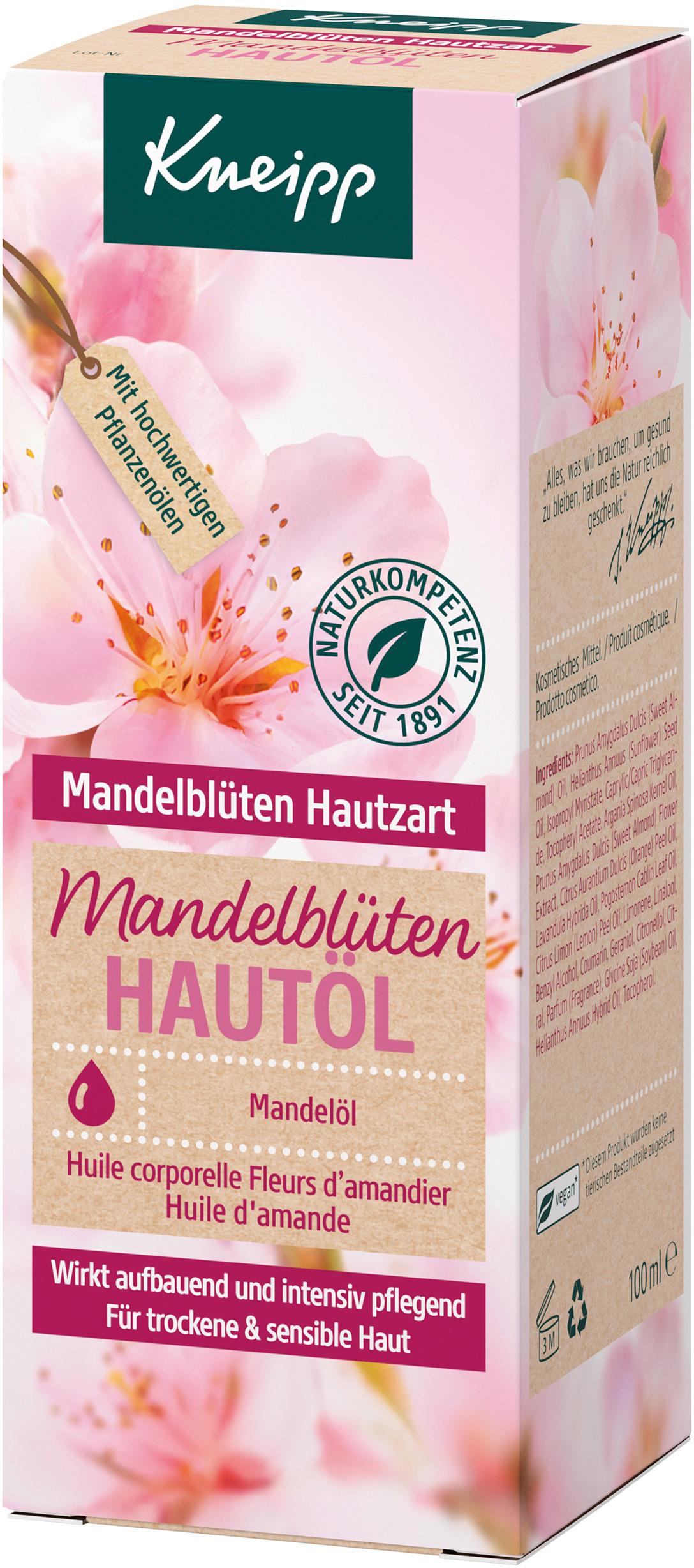 Produktbild Kneipp Mandelblüten Hautöl Hautzart 2 von 6
