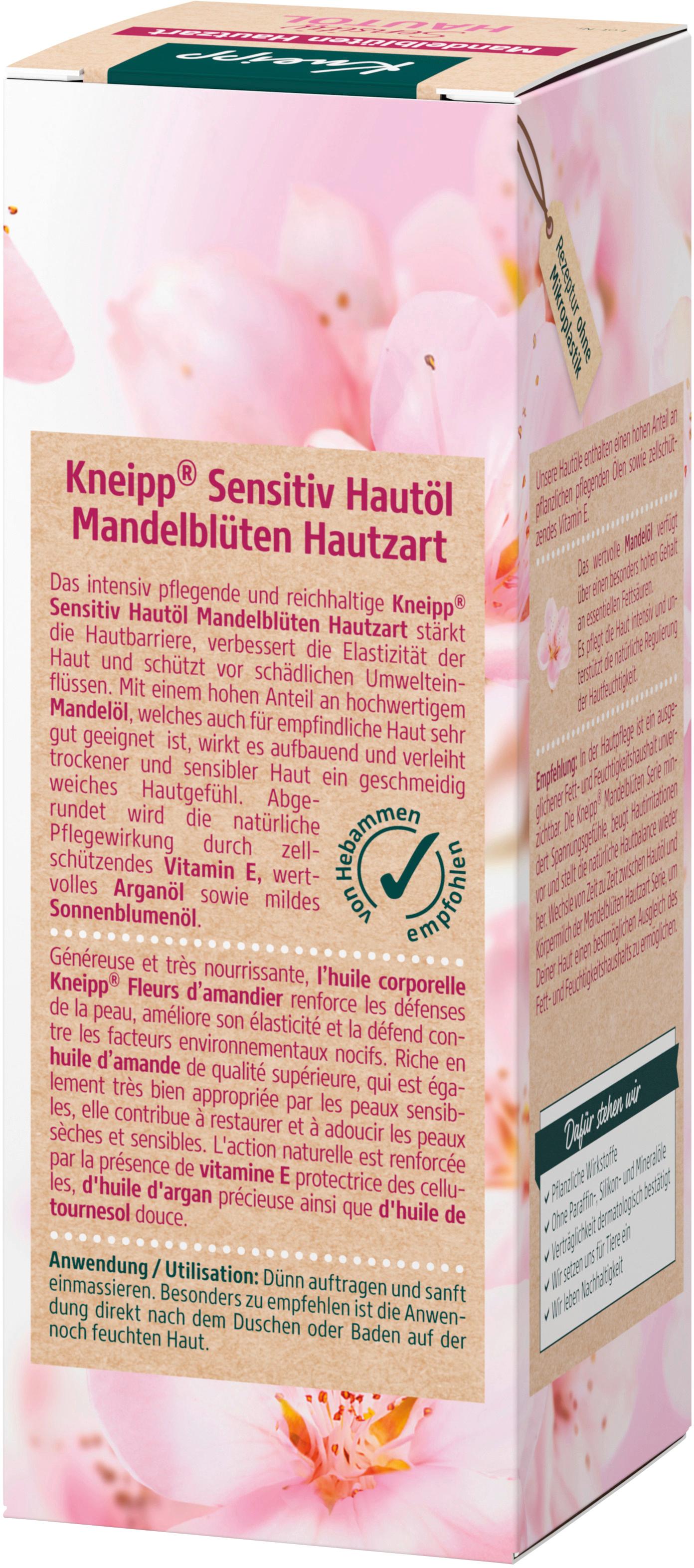 Produktbild Kneipp Mandelblüten Hautöl Hautzart 3 von 6