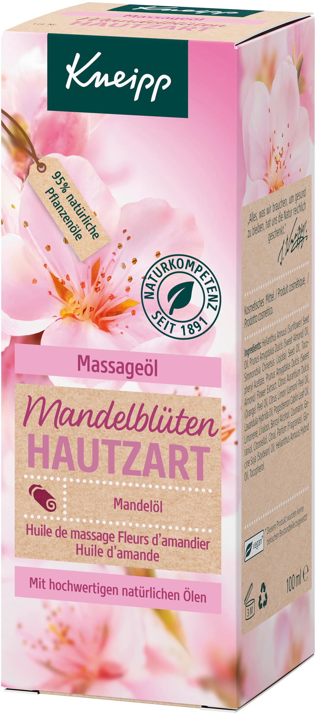 Produktbild Kneipp Massageöl Mandelblüten Hautzart 2 von 5