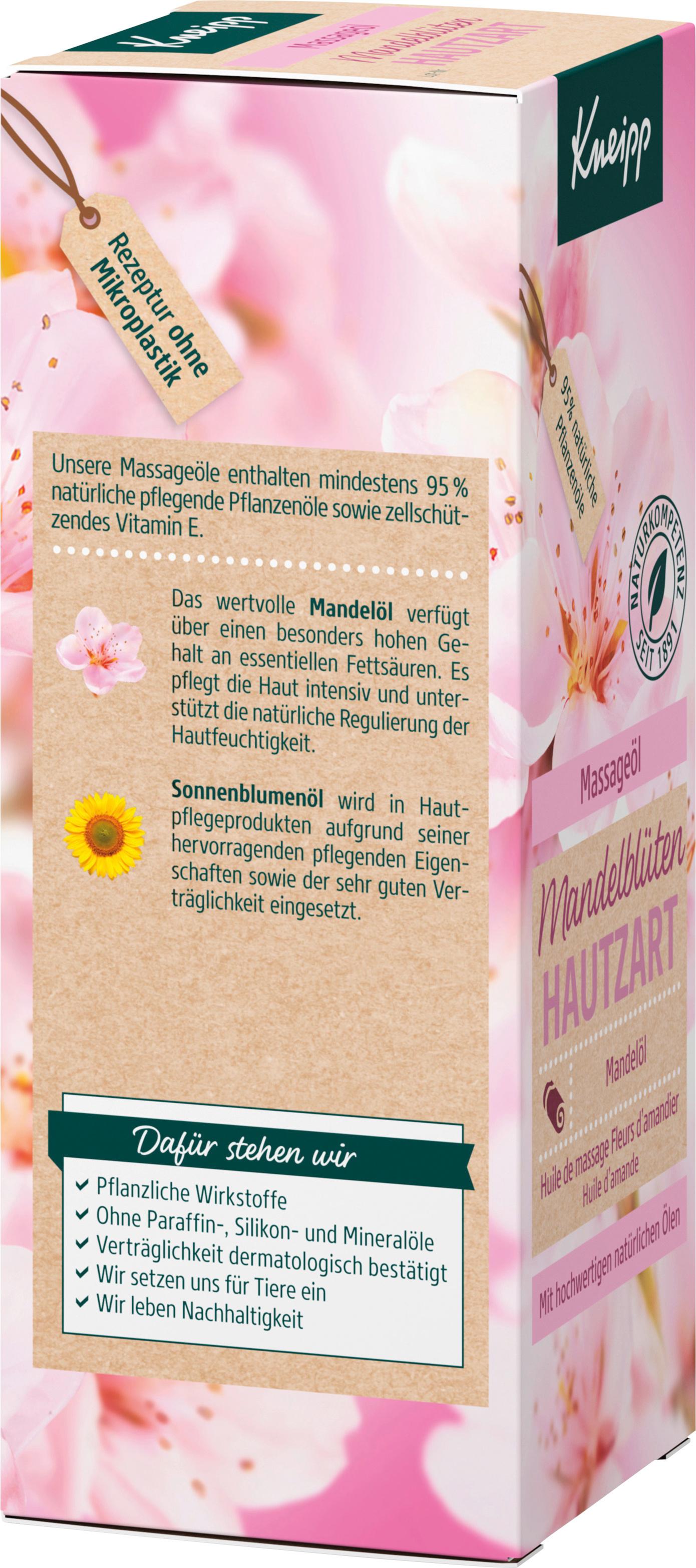 Produktbild Kneipp Massageöl Mandelblüten Hautzart 4 von 5
