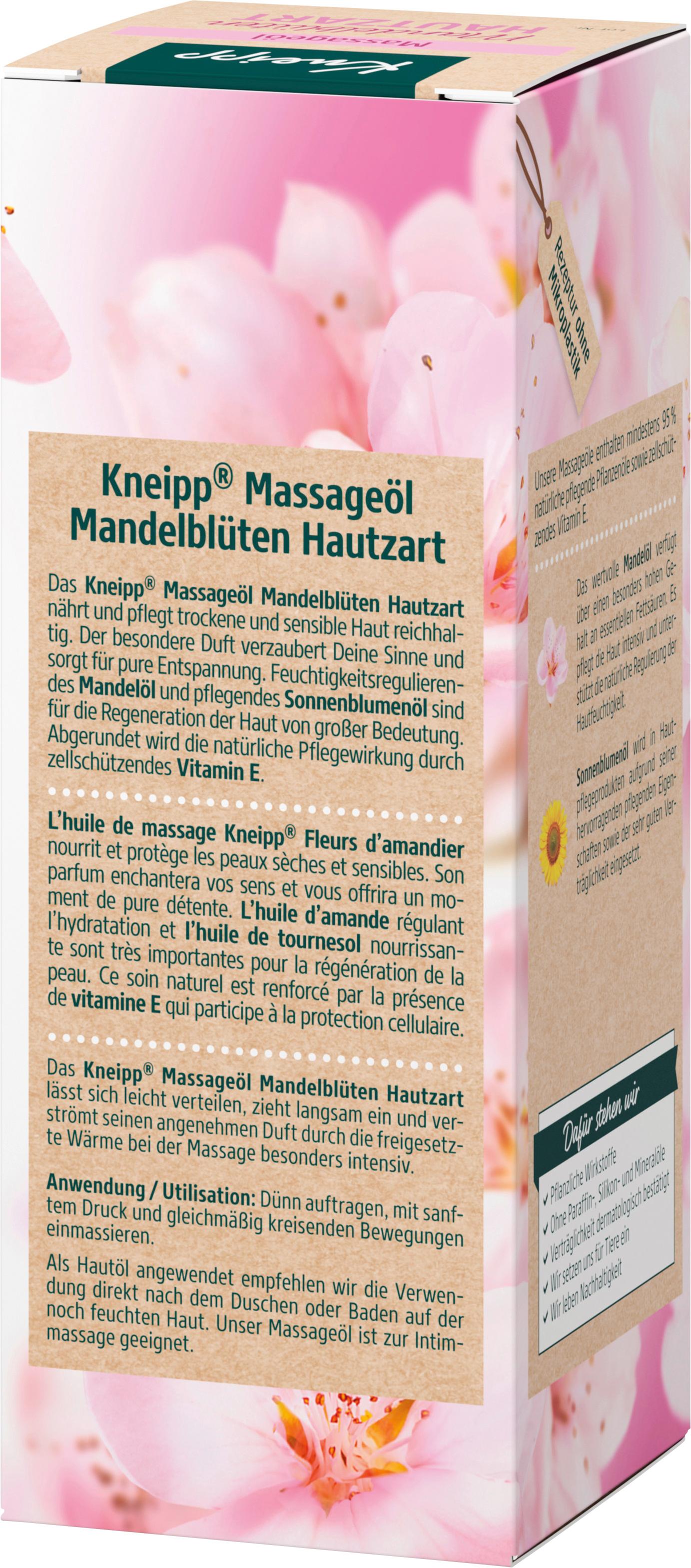 Produktbild Kneipp Massageöl Mandelblüten Hautzart 3 von 5