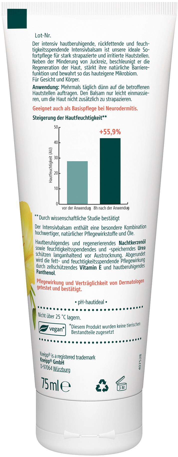 Produktbild Kneipp Intensiv Balsam Nachtkerze + 10% Urea 2 von 7